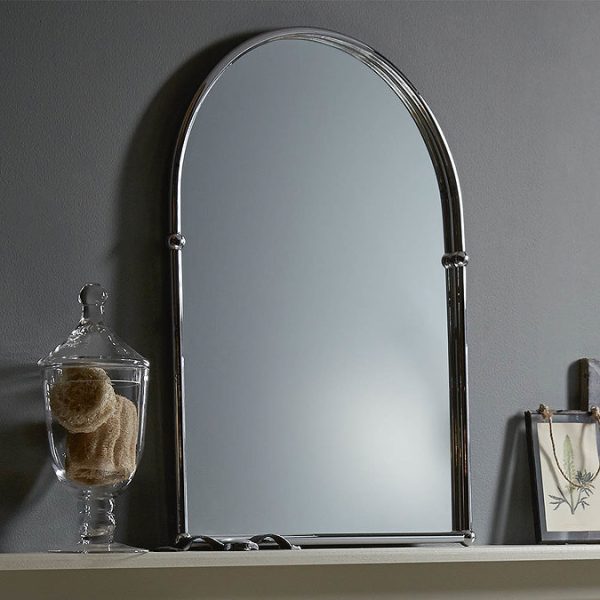 Heritage   Arched Mirror   Chrome - Image 3