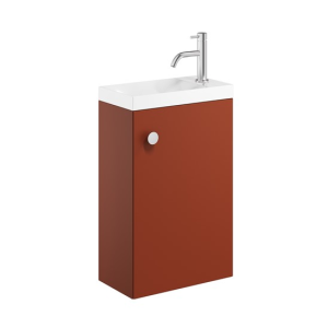 Crosswater Alo 400 Cloakroom Wall Hung Vanity Unit   Soft Clay