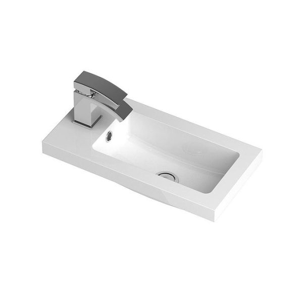 Apollo2 505mm Gloss Grey Compact Floor Standing Vanity Unit - Image 3