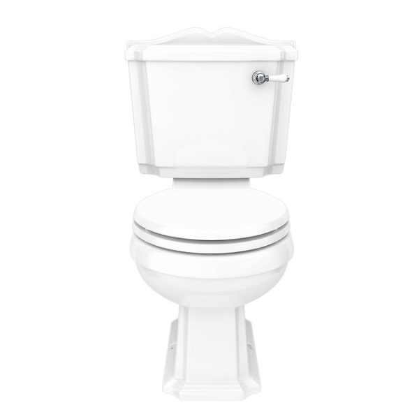 Appleby Traditional Close Coupled Toilet + Soft Close Seat - Image 6