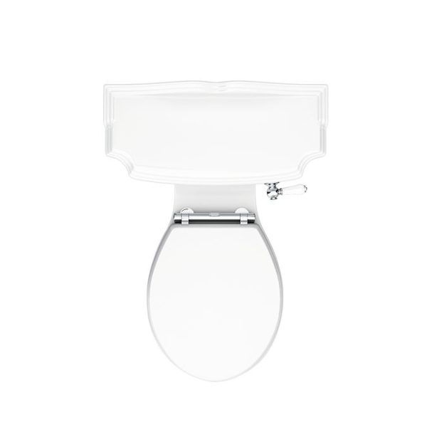 Appleby Traditional Close Coupled Toilet + Soft Close Seat - Image 2