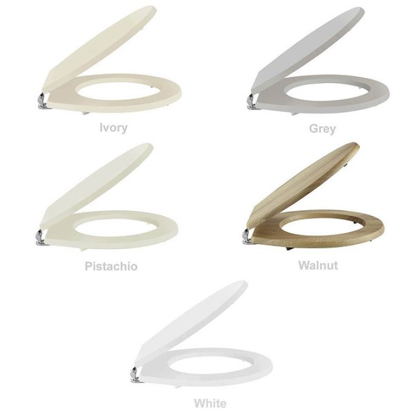 Appleby Traditional Close Coupled Toilet + Soft Close Seat - Image 3