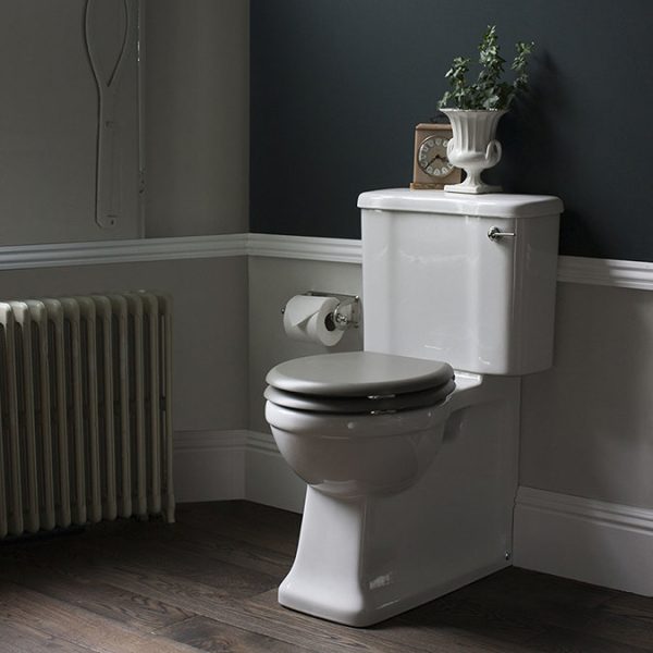 Arcade Full Back to Wall Close Coupled Traditional Toilet   Lever Flush - Image 3