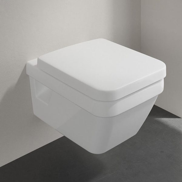 Villeroy & Boch Viconnect Pro Toilet Frame with Chrome Flush Plate + Architectura Rimless Toilet - Image 3