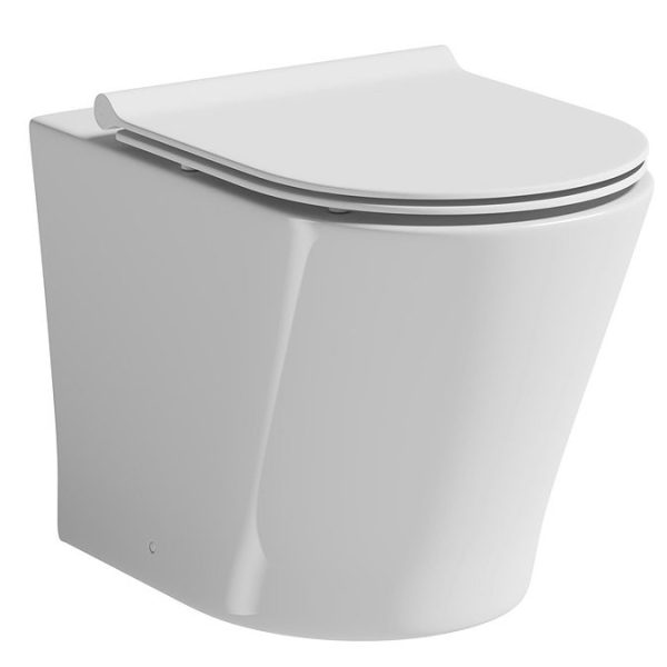 Mode Tate Back to Wall Toilet with Slim Soft Close Seat - Image 3