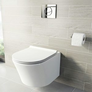 Mode Tate Wall Hung Toilet with Slim Soft Close Seat