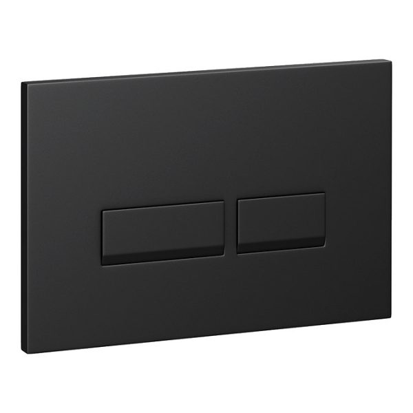 Arezzo Complete Wall Hung Toilet Set   Matt Black Flush - Image 2