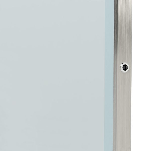 Arezzo 1200 x 450 Brushed Silver LED Universal Mirror with Motion Sensor and Anti Fog - Image 4