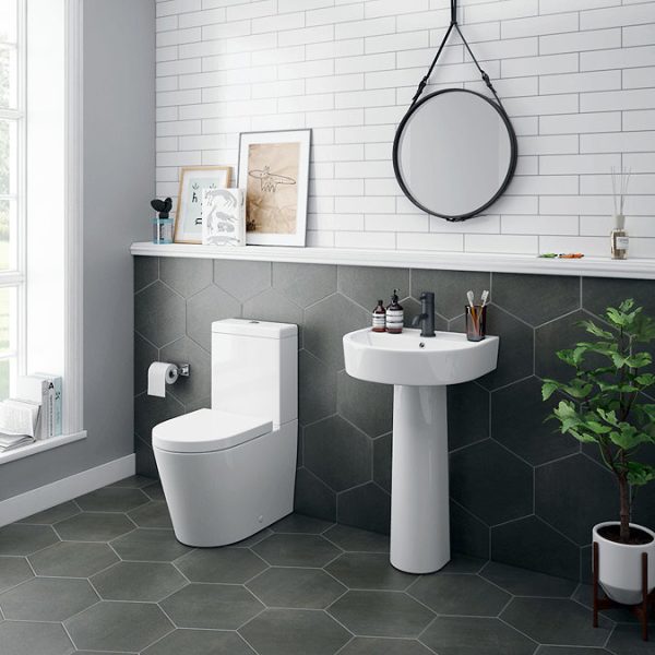 Arezzo BTW Close Coupled Toilet + Soft Close Seat - Image 5