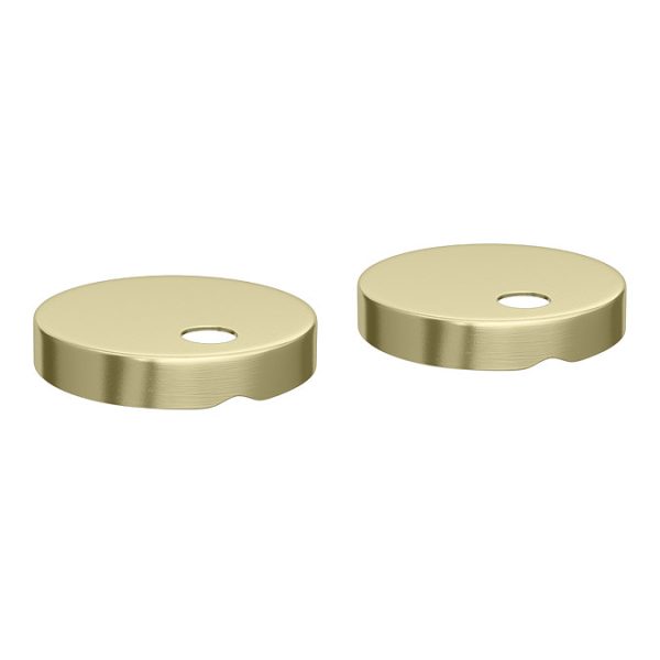 Arezzo Compact BTW Close Coupled Toilet with Soft Close Seat (Brushed Brass Flush + Hinges) - Image 4