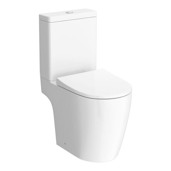 Arezzo Compact Close Coupled Toilet + Soft Close Seat - Image 6