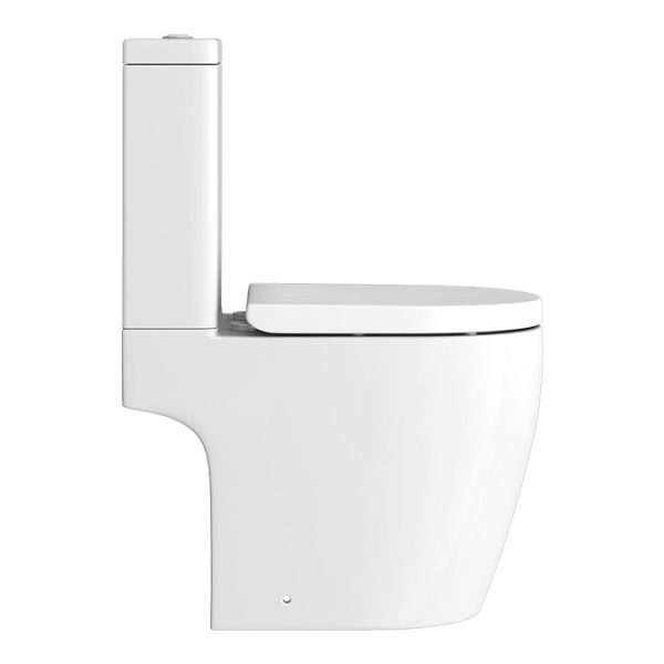 Arezzo Compact Close Coupled Toilet + Soft Close Seat - Image 2