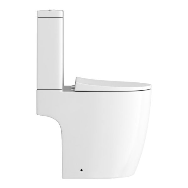 Arezzo Compact Close Coupled Comfort Height Toilet + Soft Close Seat - Image 2