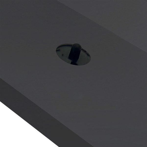 Arezzo 500 x 700 Matt Black LED Mirror with Motion Sensor, Wireless Mobile Charger, Toothbrush Charger and Anti Fog - Image 4