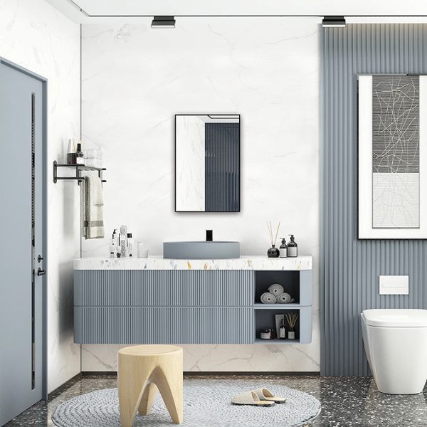 Arezzo Thin Frame 400 x 600mm Rectangular Mirror   Matt Black - Image 3