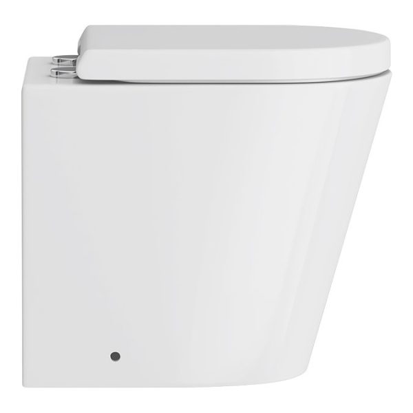 Arezzo Back to Wall Toilet + Soft Close Seat - Image 4