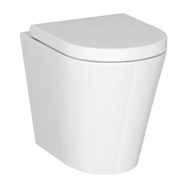Arezzo Back to Wall Toilet + Soft Close Seat - Image 3