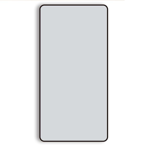 Arezzo Matt Black Framed Bathroom Mirror   1400 x 700mm - Image 4