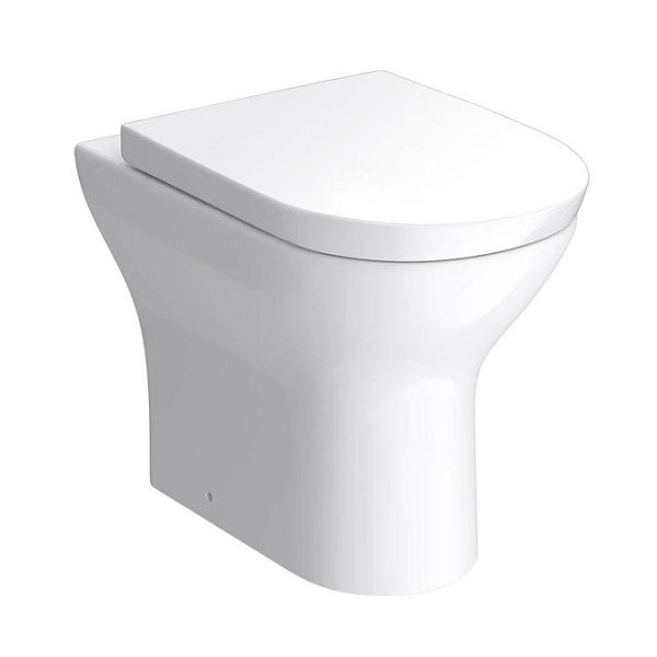Arezzo Rustic Oak 2 In 1 Wash Basin & Toilet (500mm Wide x 300mm) incl. Brushed Brass Flush - Image 2