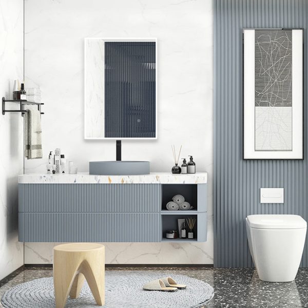 Arezzo 500 x 700 LED Illuminated Mirror with Touch Sensor and Dimmer - Image 4