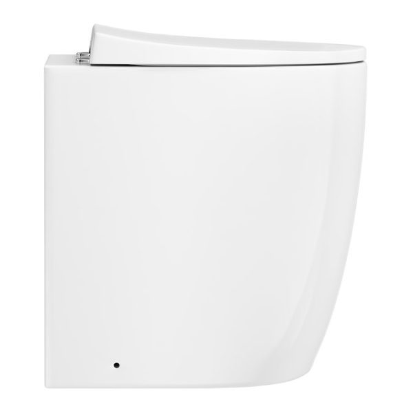 Arezzo Back to Wall Comfort Height Toilet + Soft Close Seat - Image 3