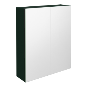 Arezzo 600 Matt Dark Green 2 Door Mirror Cabinet