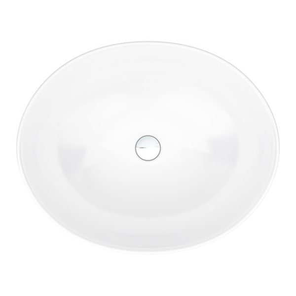 Arezzo Countertop Basin Unit   Grey with Black Handles   600mm inc. Basin - Image 4