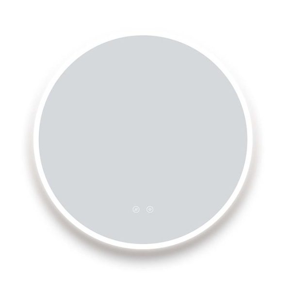 Arezzo 600mm Round Colour Changing LED Illuminated Bathroom Mirror with Bluetooth + Anti Fog - Image 3