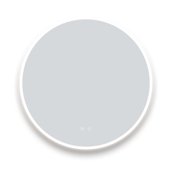 Arezzo 700mm Round LED Illuminated Anti Fog Bathroom Mirror with Bluetooth - Image 3