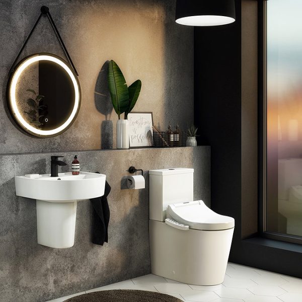 Arezzo Smart Toilet with Bidet Wash Function, Heated Seat + Dryer - Image 6