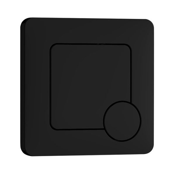 Arezzo BTW Toilet Pan with Soft Close Seat + Concealed Cistern (Matt Black Hinges & Flush Plate) - Image 2