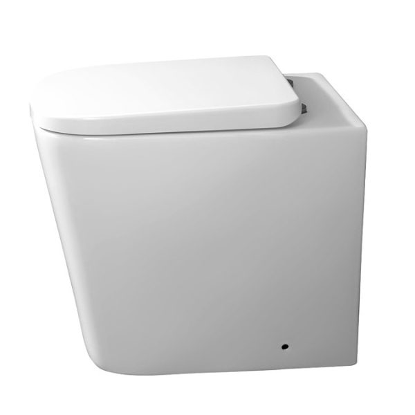 Arezzo Square BTW Rimless Toilet with Soft Close Seat - Image 3