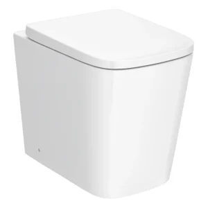 Arezzo Square Short Projection BTW Rimless Toilet + Soft Close Seat
