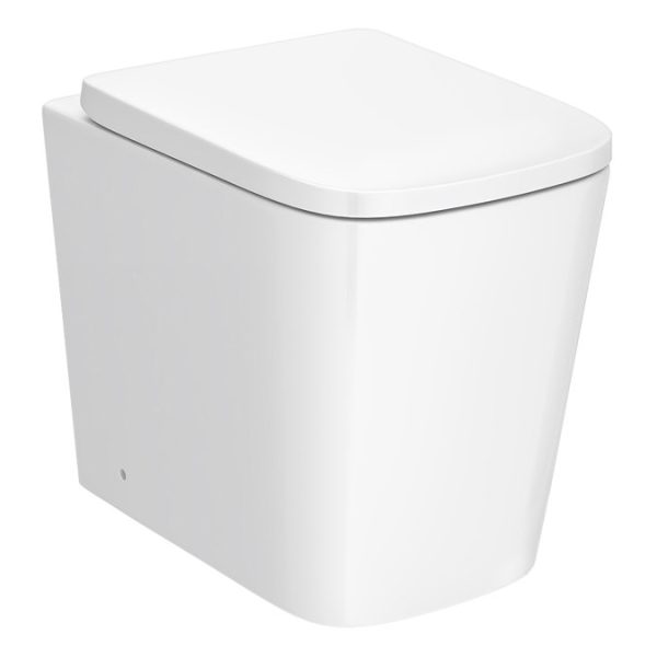 Arezzo Square BTW Rimless Toilet with Soft Close Seat - Image 2