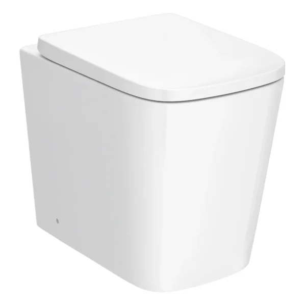 Arezzo Square Short Projection BTW Rimless Toilet + Soft Close Seat