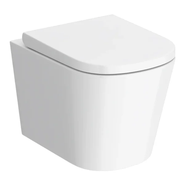Arezzo Square Wall Hung Rimless Toilet incl. Soft Close Seat