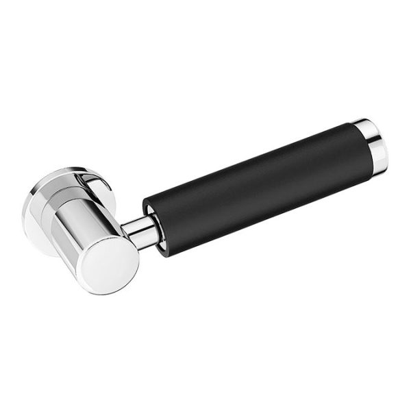 Arezzo Traditional Toilet with Chrome + Matt Black Lever - Image 3