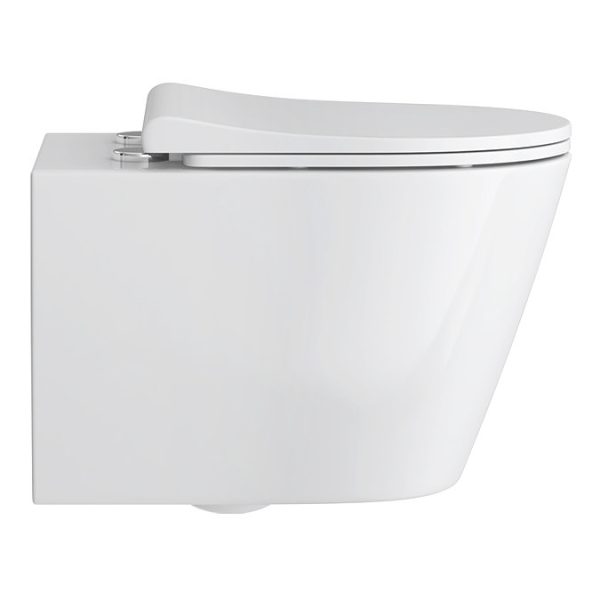 Arezzo Wall Hung Toilet + Slim Soft Close Seat - Image 4