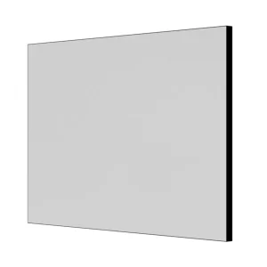 Venice Black Frame 1000 x 700mm Rectangular Mirror