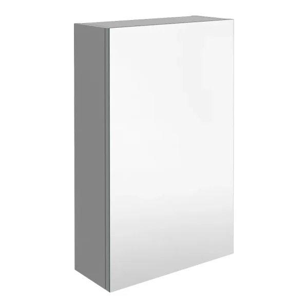 Brooklyn 450mm Grey Mist Bathroom Mirror Unit