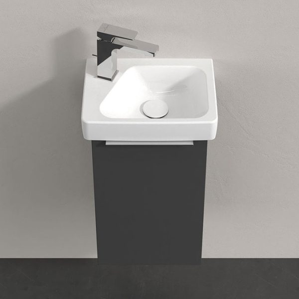 Villeroy and Boch Architectura 360mm Wall Hung Vanity Unit & Basin   Grey - Image 4
