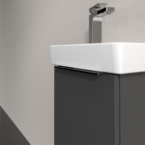 Villeroy and Boch Architectura 360mm Wall Hung Vanity Unit & Basin   Grey - Image 2