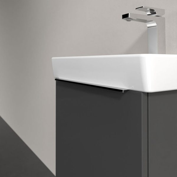 Villeroy and Boch Architectura 450mm Wall Hung Vanity Unit & Basin   Grey - Image 5