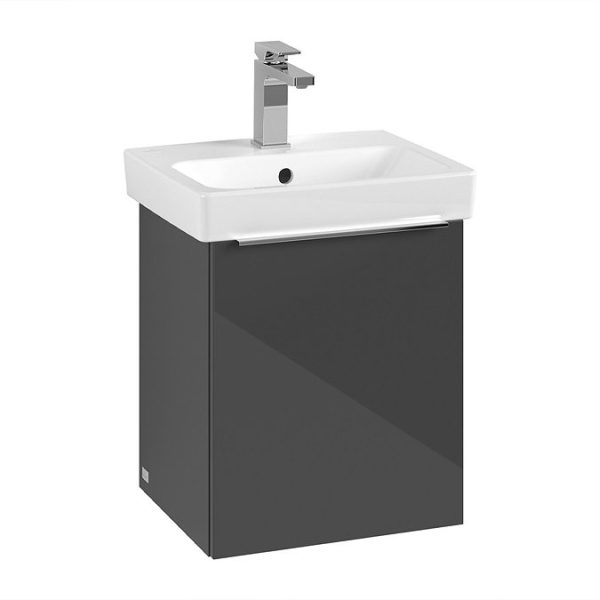 Villeroy and Boch Architectura 450mm Wall Hung Vanity Unit & Basin   Grey - Image 2