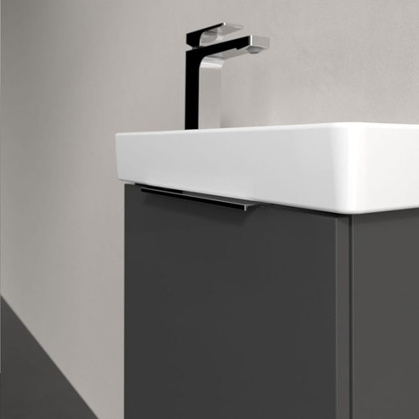 Villeroy & Boch Architectura 480mm Wall Hung Vanity Unit & Basin   Grey - Image 2