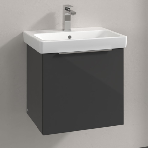 Villeroy and Boch Architectura 550mm Wall Hung Vanity Unit & Basin   Grey
