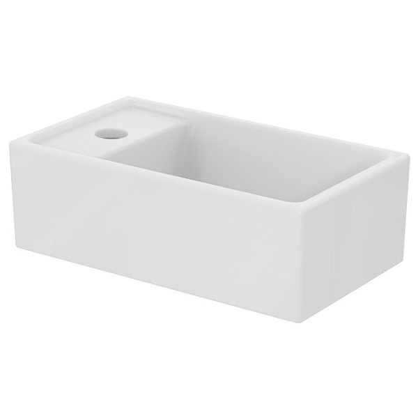 Ideal Standard Eurovit+ 35cm Guest Wall Hung Vanity Unit with i.life Basin   Gloss White - Image 4