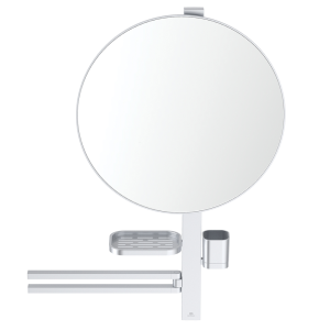 Ideal Standard Alu+ Silver 500mm Mirror & Beauty Bar