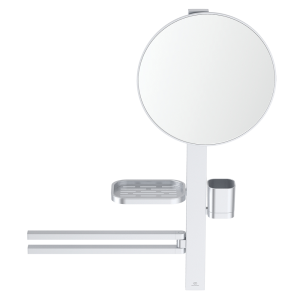 Ideal Standard Alu+ Silver 320mm Mirror & Beauty Bar