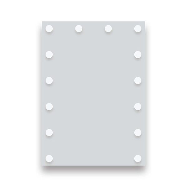 Arezzo Bulb 500 x 700mm LED Illuminated Mirror with Motion Sensor + Anti Fog - Image 2